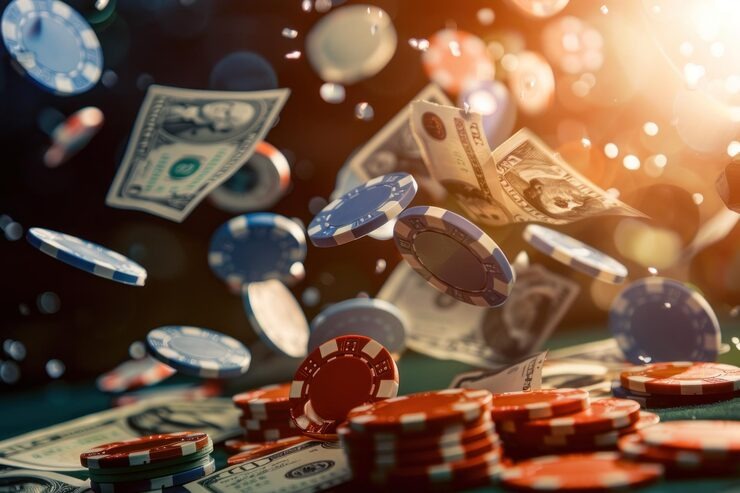 klik slot mobile app interface showing live-dealer tables and sportsbook menu